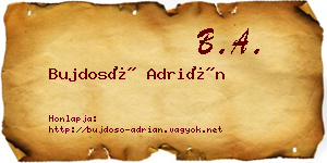 Bujdosó Adrián névjegykártya